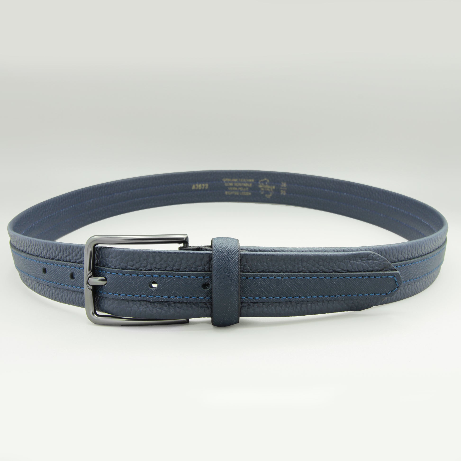 Cervo Saffiano Black Belt 35mm
